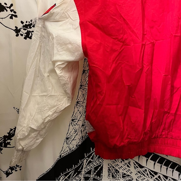 VTG Logo 7 Olympic Collection Track Jacket 90s Atlanta USA Patriotic Large - Picture 14 of 16